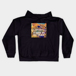 Attitude Cat has an Attitude Kids Hoodie